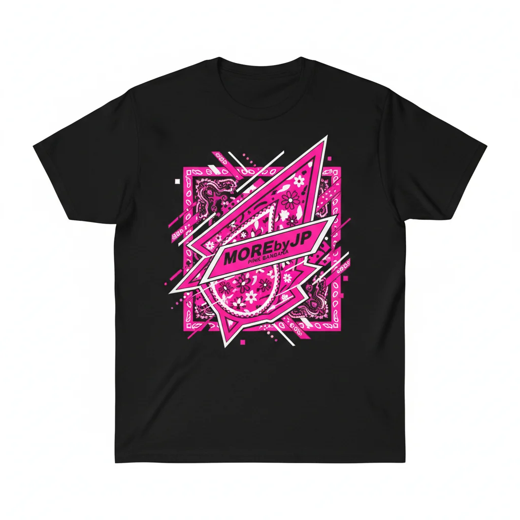 Pink Bandana Essential T-Shirt - Soft Cotton Unisex Tee