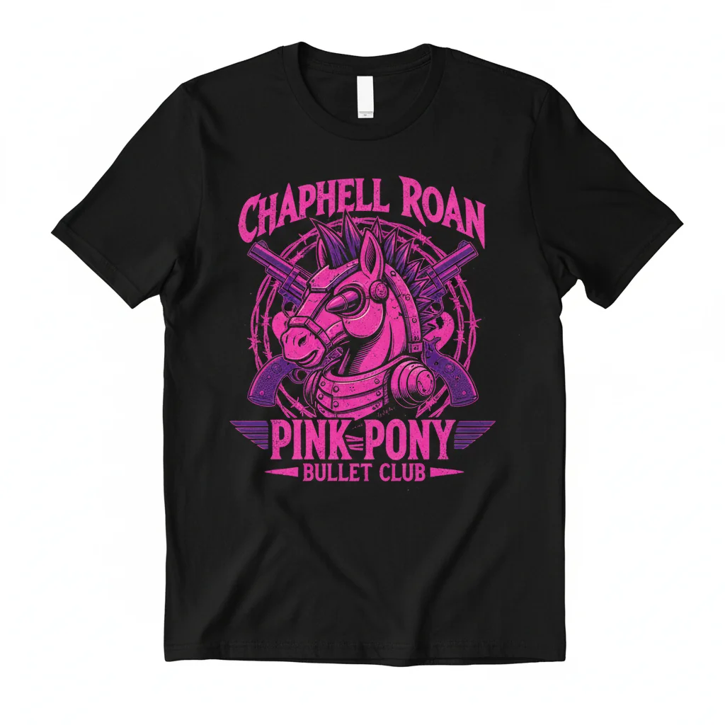 Chappell Roan Pink Pony Bullet Club Essential T-Shirt – Premium Cotton, Unisex Fit