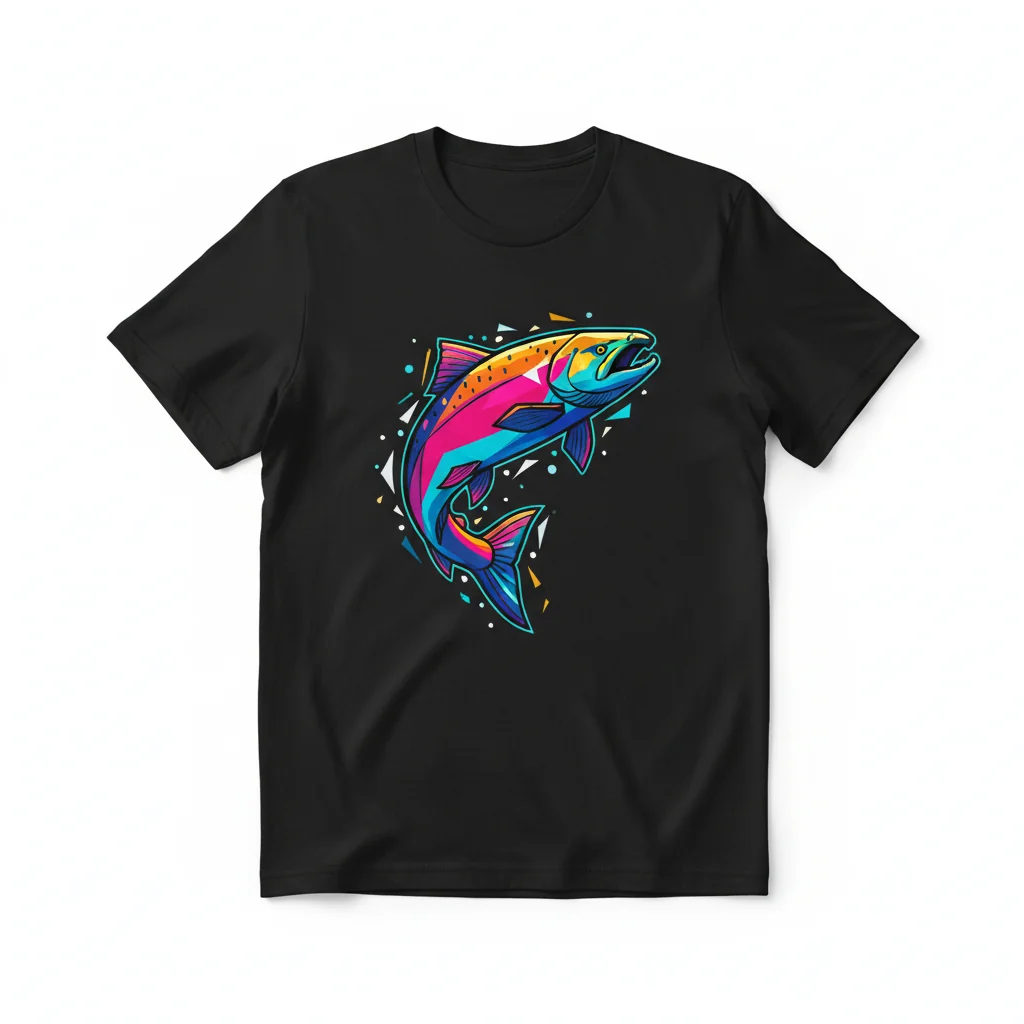 Pinook Salmon Art Tee