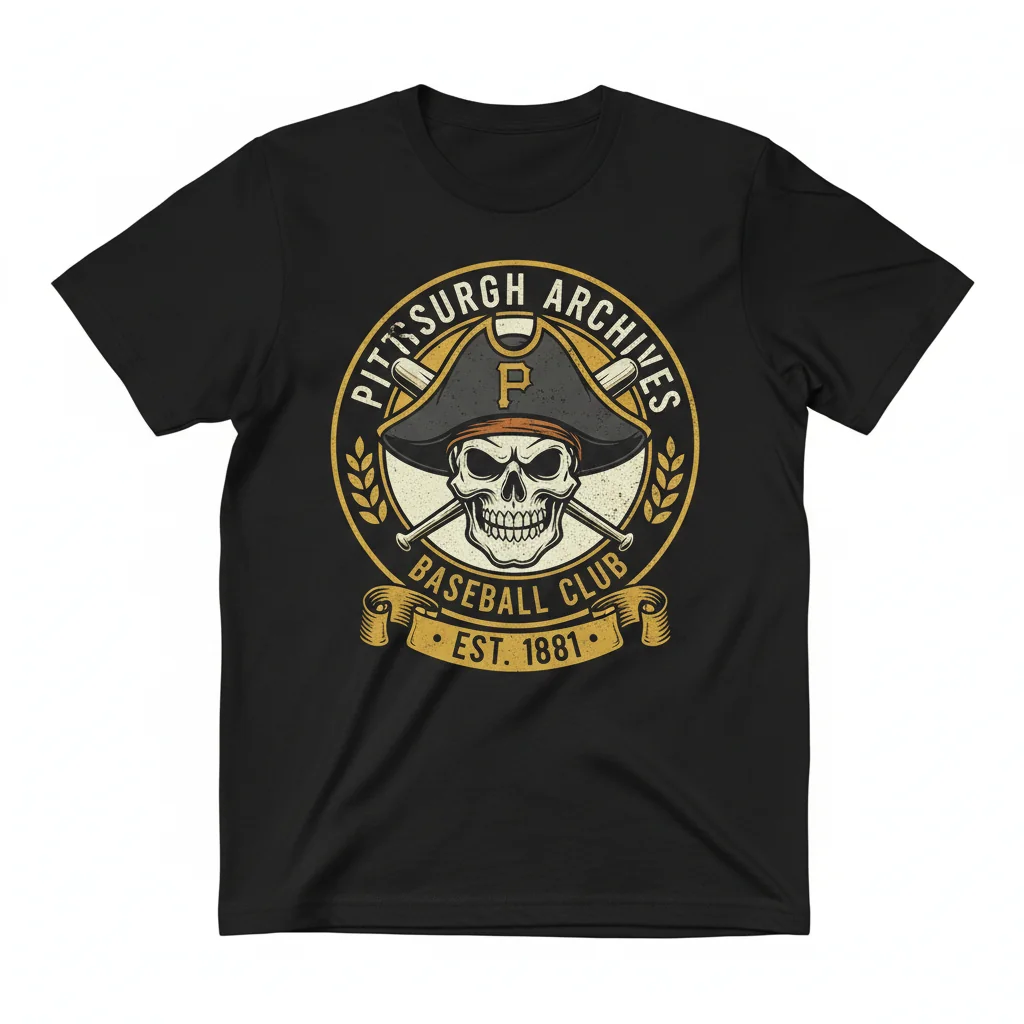 Pittsburgh Pirates Archives Tee: Vintage Style, Modern Durability