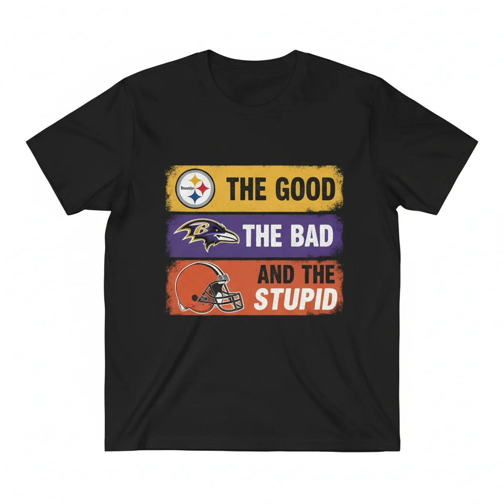 Steelers, Ravens, Browns: The Ultimate AFC North Vibe Tee
