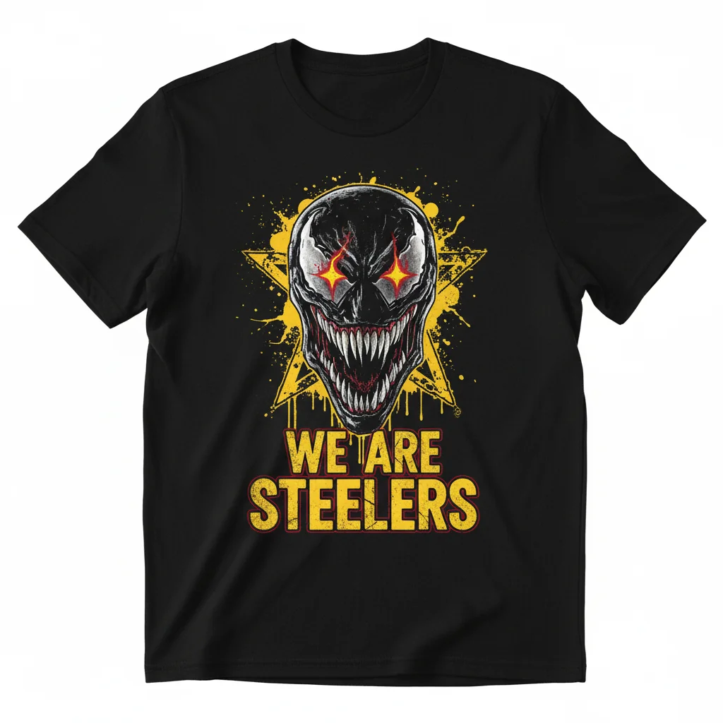 Pittsburgh Steelers Venom 'We Are Steelers' Ultimate Fan Shirt - Durable & Fade-Resistant
