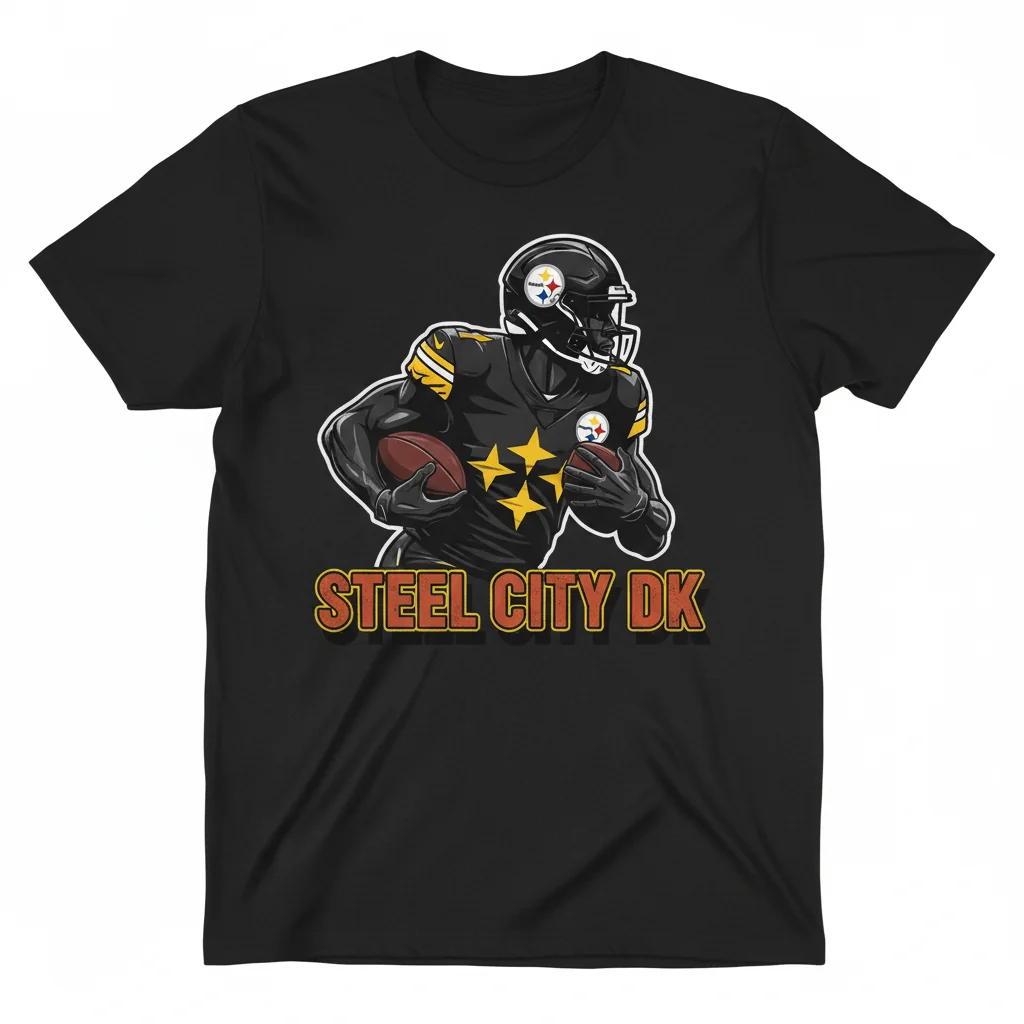 Pittsburgh Steelers Bold DK Metcalf Fan Tee - NFL Unofficial Apparel