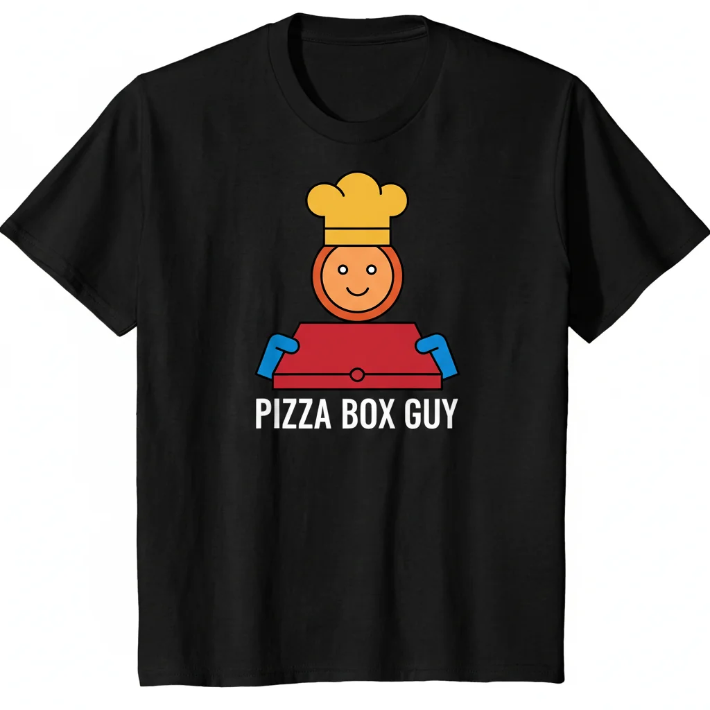 Pizza Box Guy Essential T-Shirt - Premium Cotton Graphic Tee