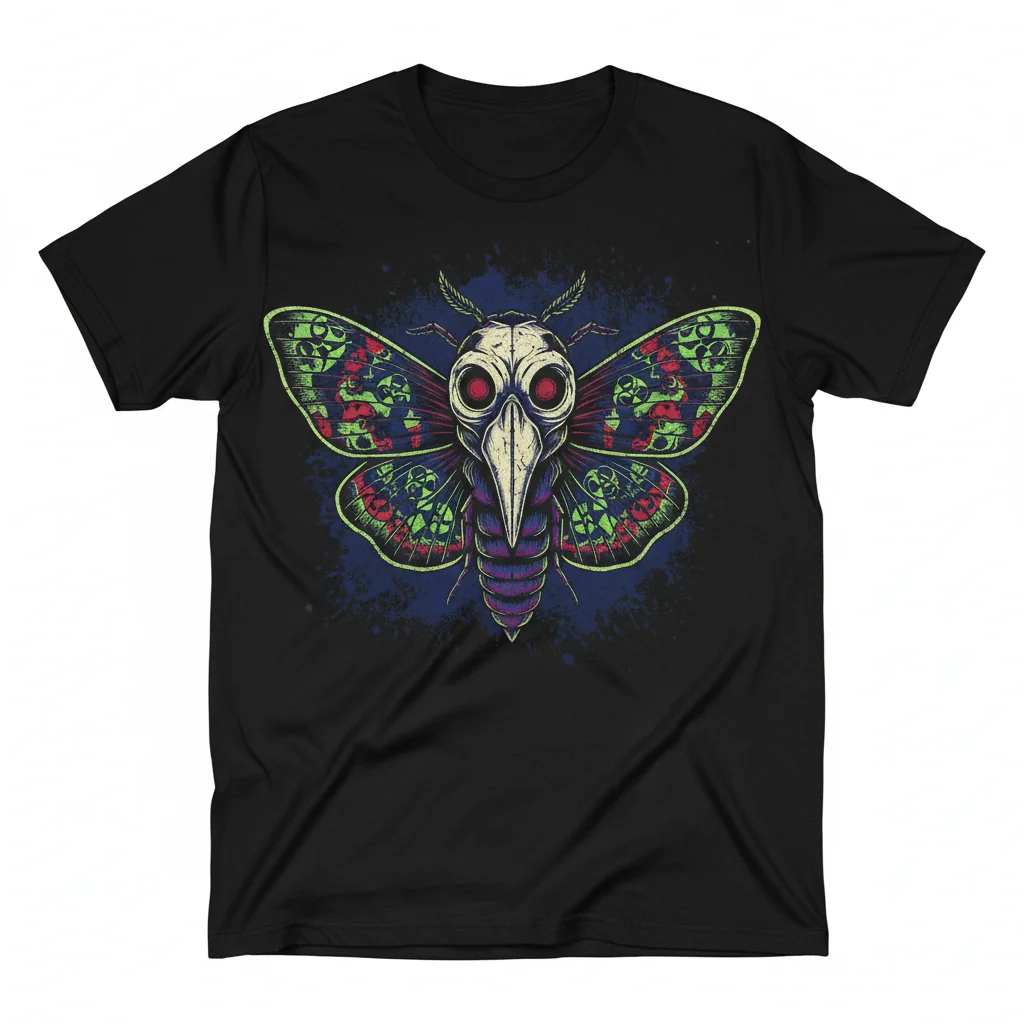 Plague Moth Essential T-Shirt – Premium Cotton Graphic Tee