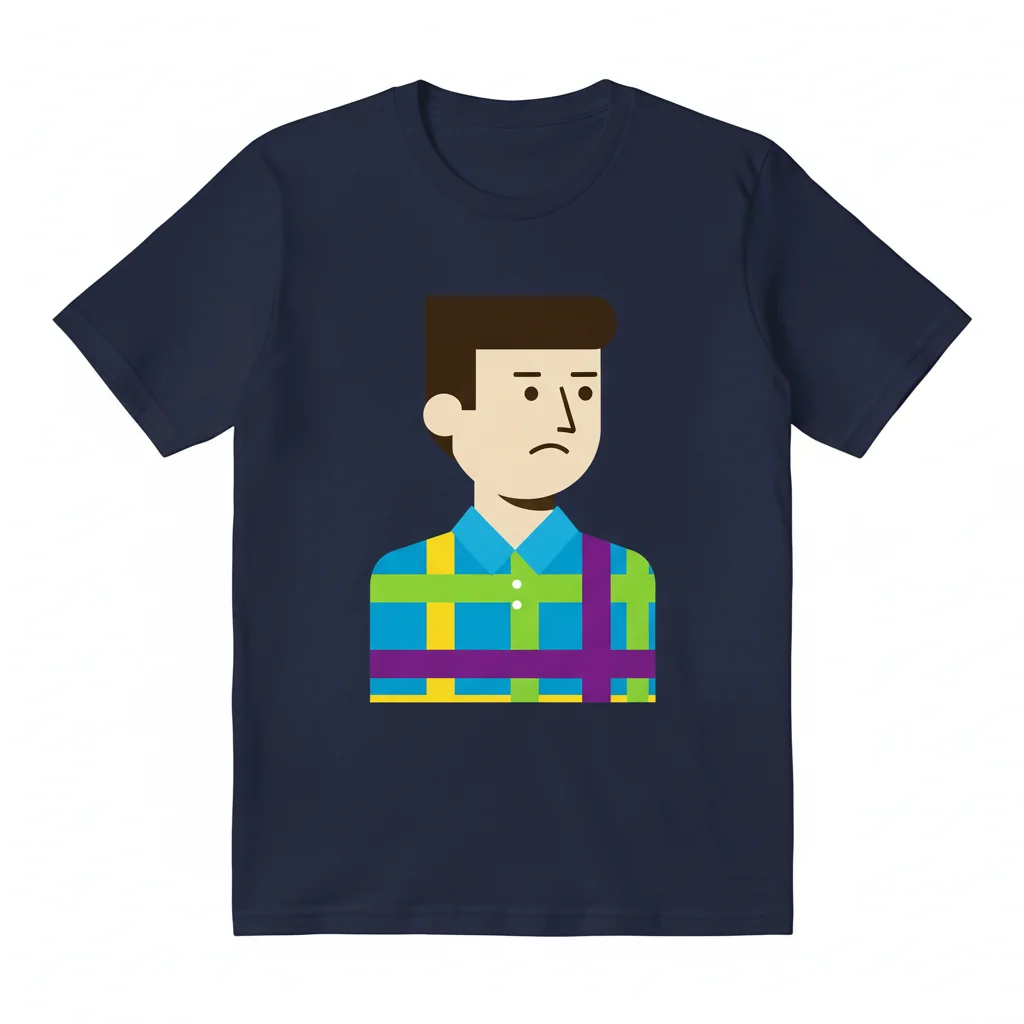 The 'Plaid Shirt Guy' – A Meme Reimagined Essential Tee