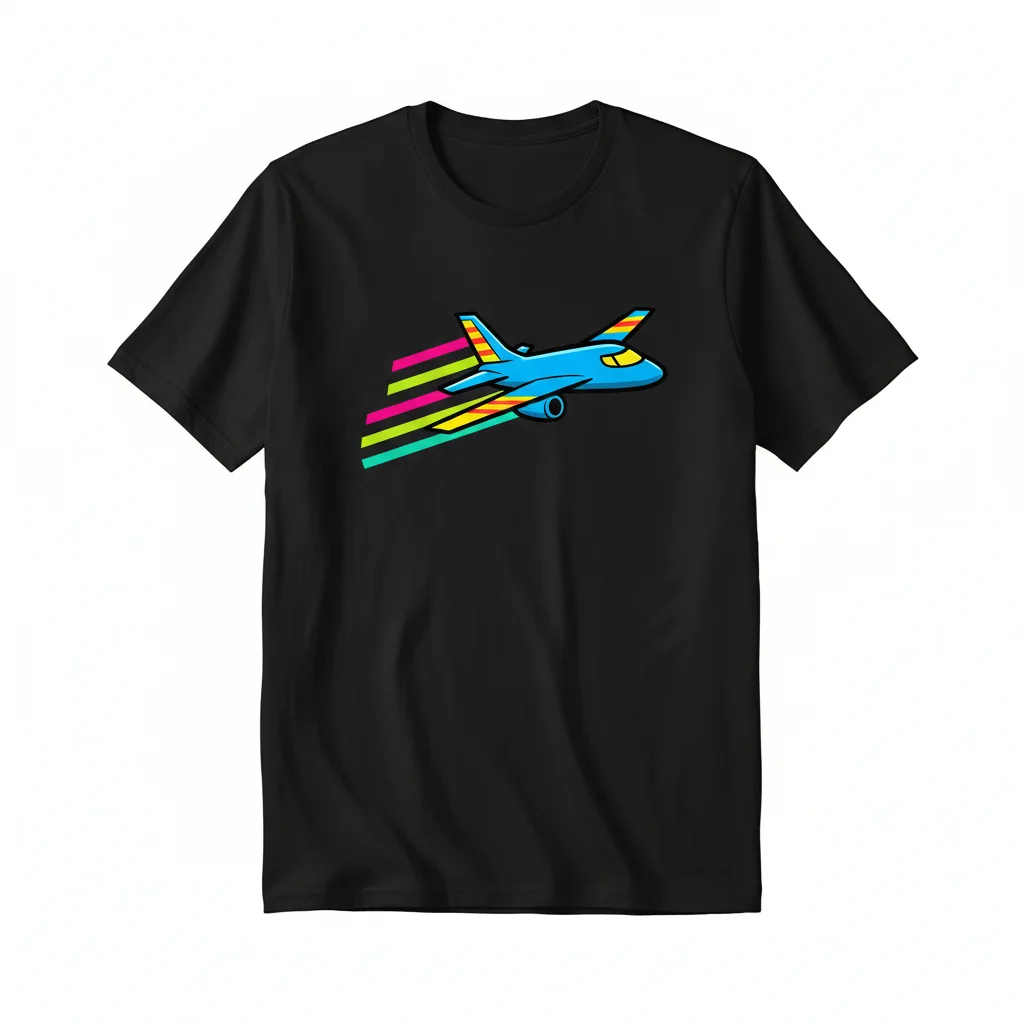 The Plane Black: Your Essential Canvas T-Shirt