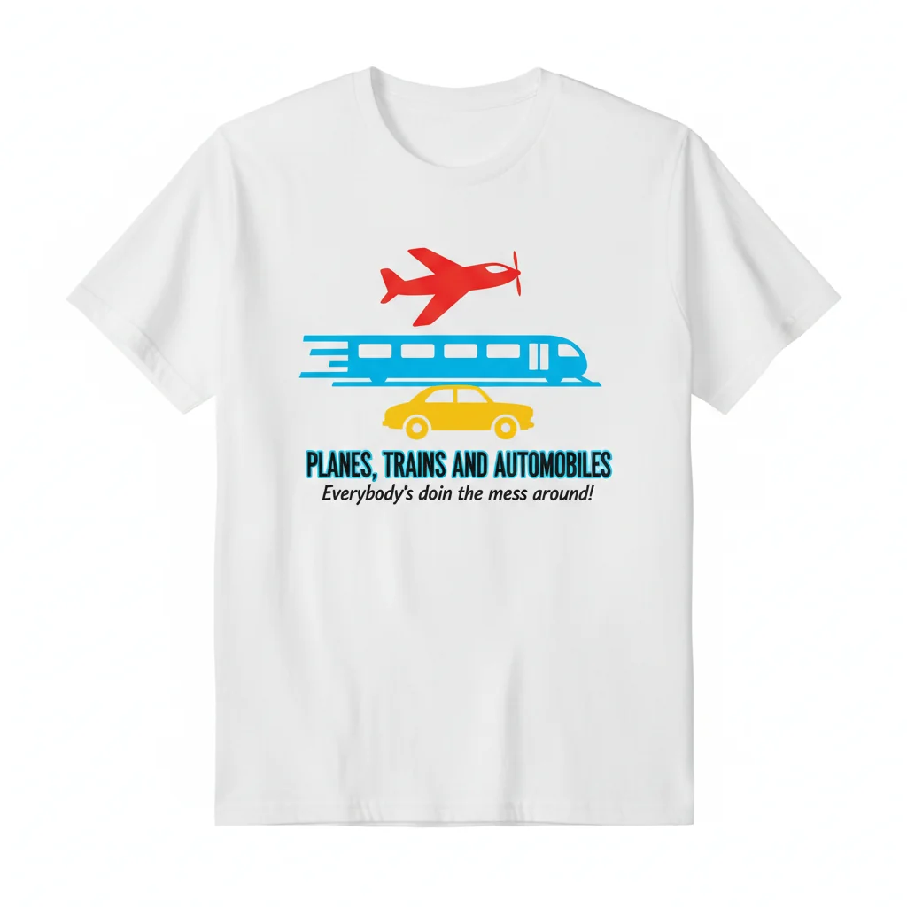Planes, Trains, & Automobiles Essential T-Shirt: Iconic Comfort & Lasting Style