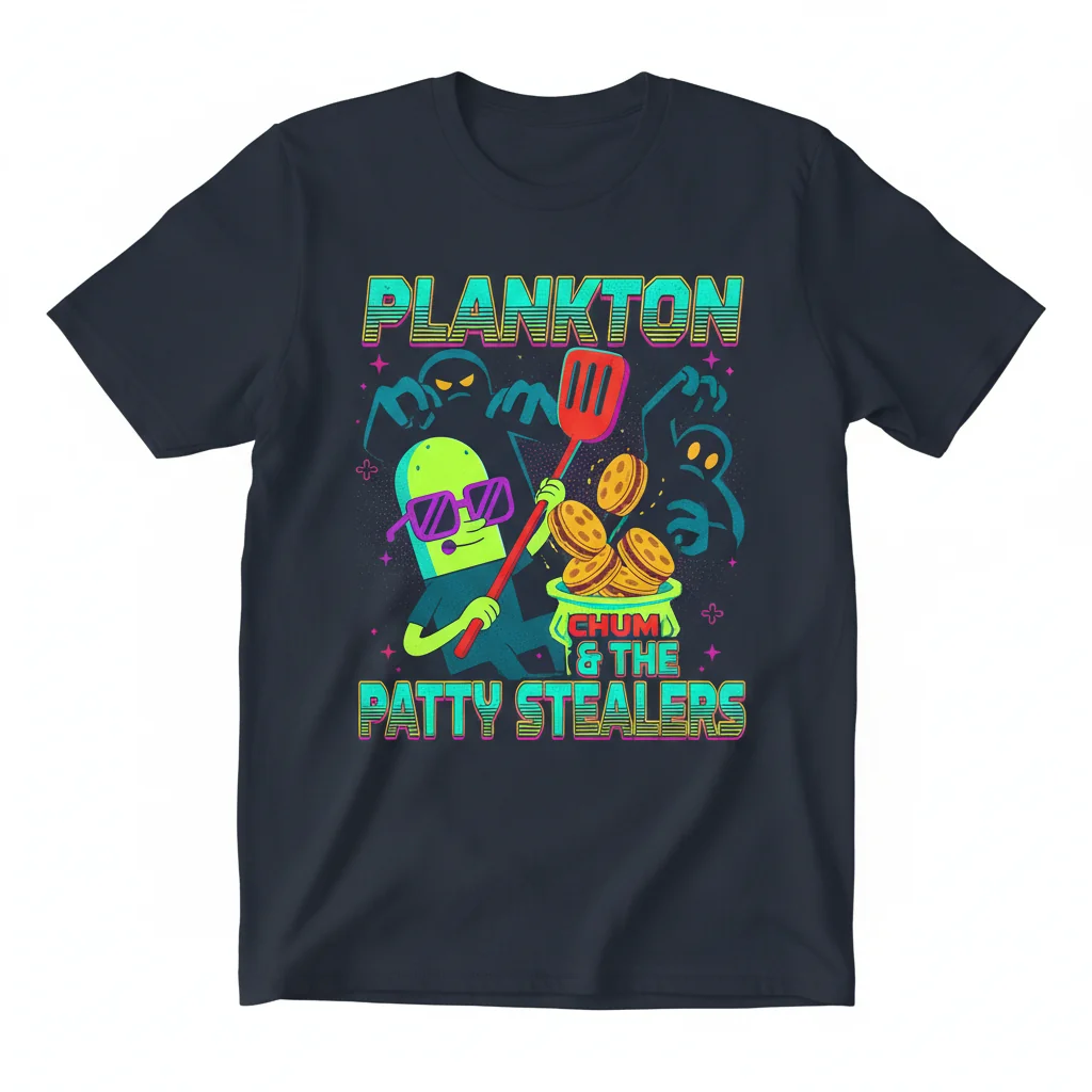 Plankton and the Patty Stealers "E" Essential T-Shirt: Unrivaled Durability & Comfort