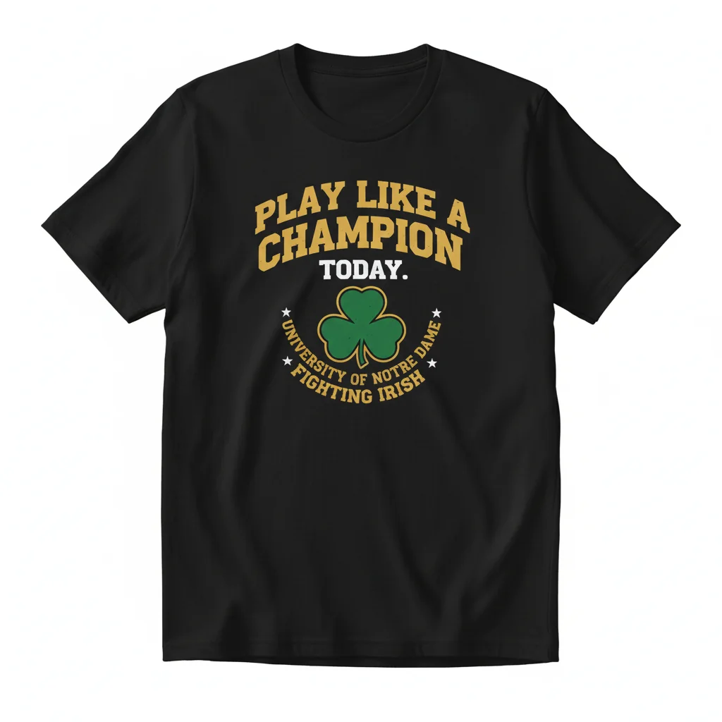 University of Notre Dame Fighting Irish Champion T-Shirt