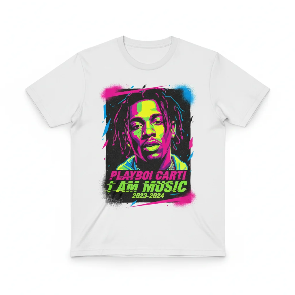 Playboi Carti "I Am Music" Album Cover T-Shirt - Premium Quality & Lasting Style