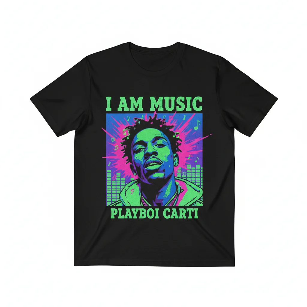 Playboi Carti 'I Am Music' Graphic Tee - Premium Cotton T-Shirt