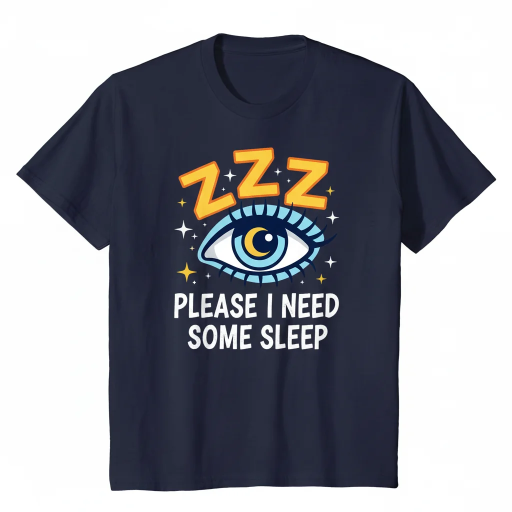 The "Please I Need Some Sleep" Artistic Comfort Tee