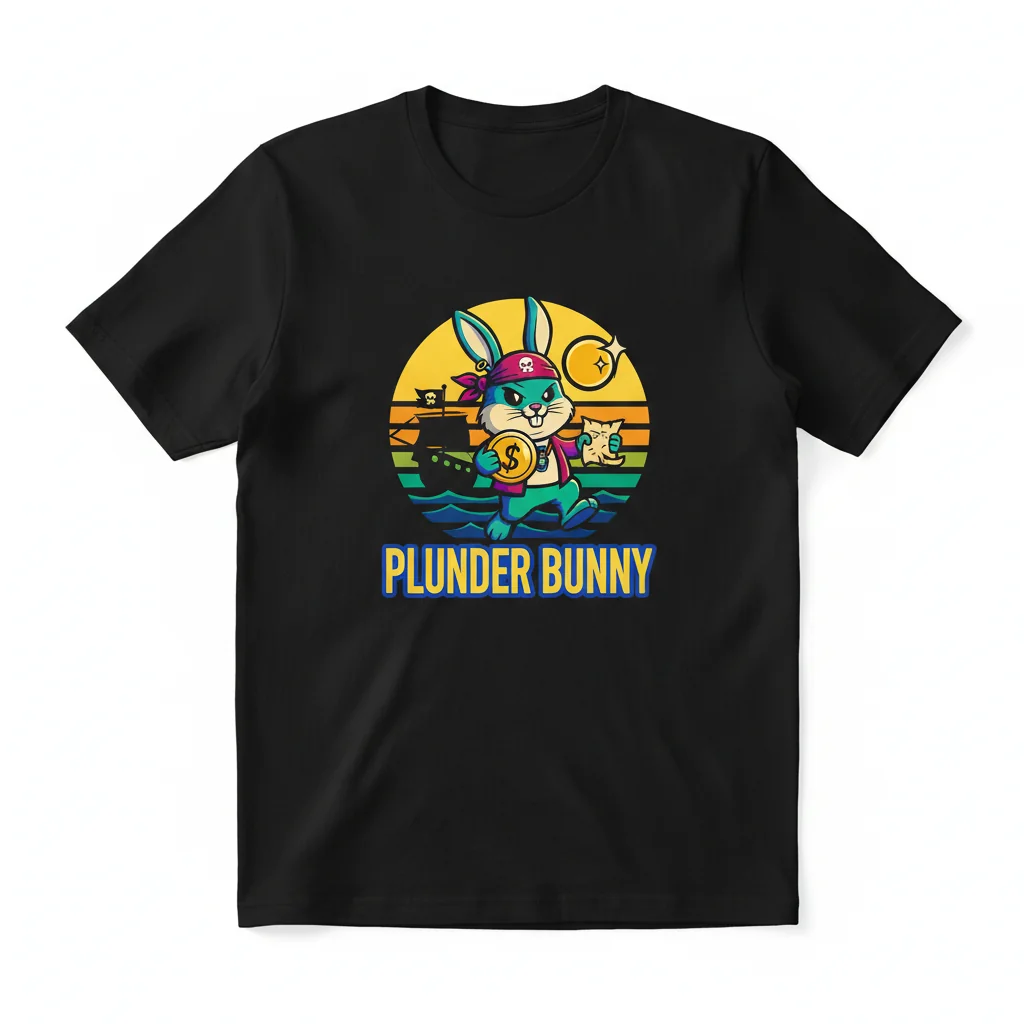 Plunder Bunny: Adventure Awaits Graphic T-Shirt