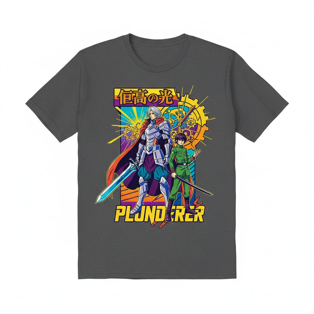 Plunderer Licht & Rihito: Street-Ready Essential Tee