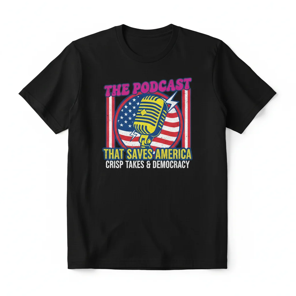 Pod Save America T-Shirt - Premium Cotton, Unisex Retail Fit
