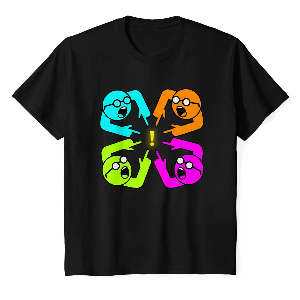 The 'Pointing Wojaks' Tee: Your Statement of Connection