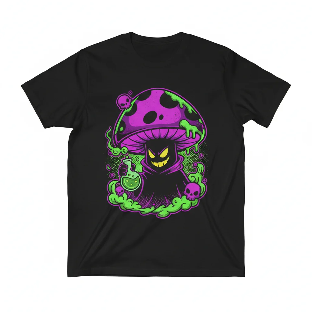 Poison Mushroom Cookie Run Essential T-Shirt - Premium Cotton Gaming Apparel