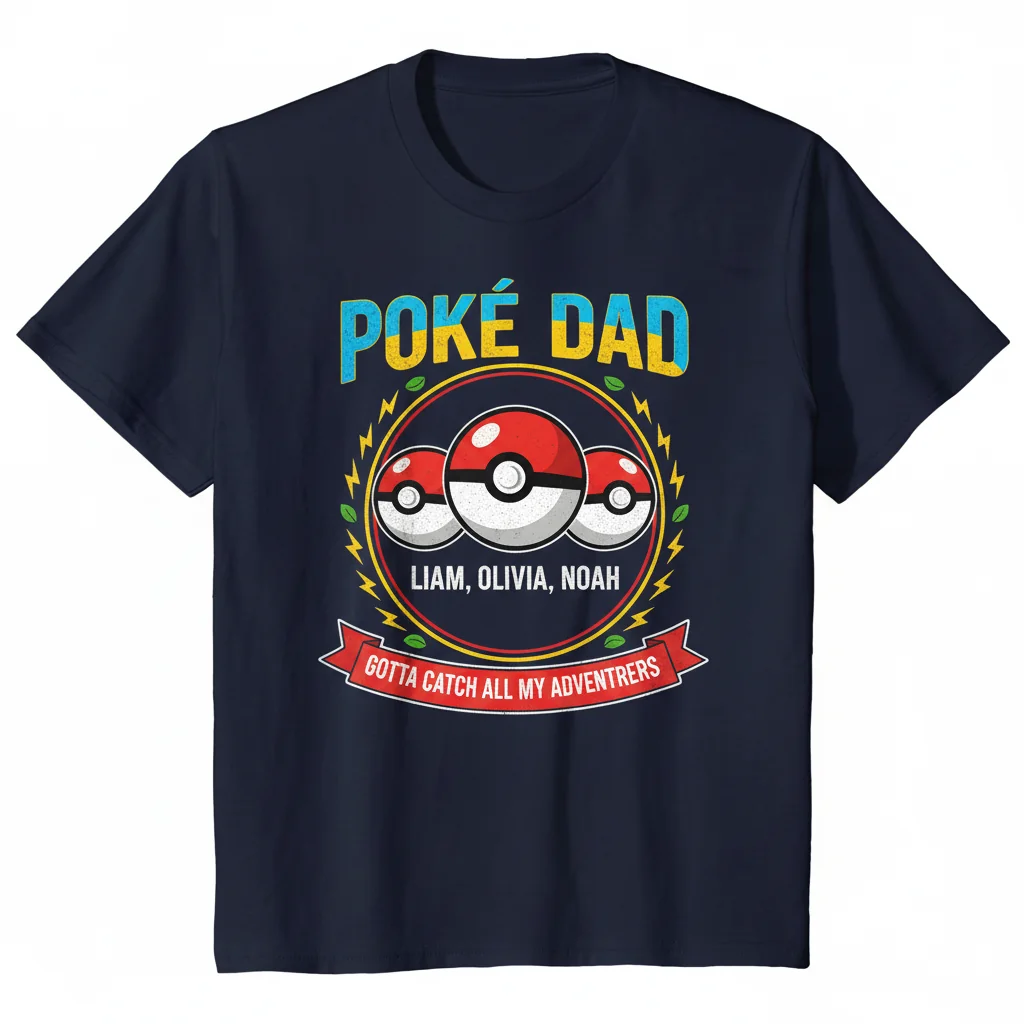 Pokedad: The Ultimate Custom Gift for Dads this Father's Day