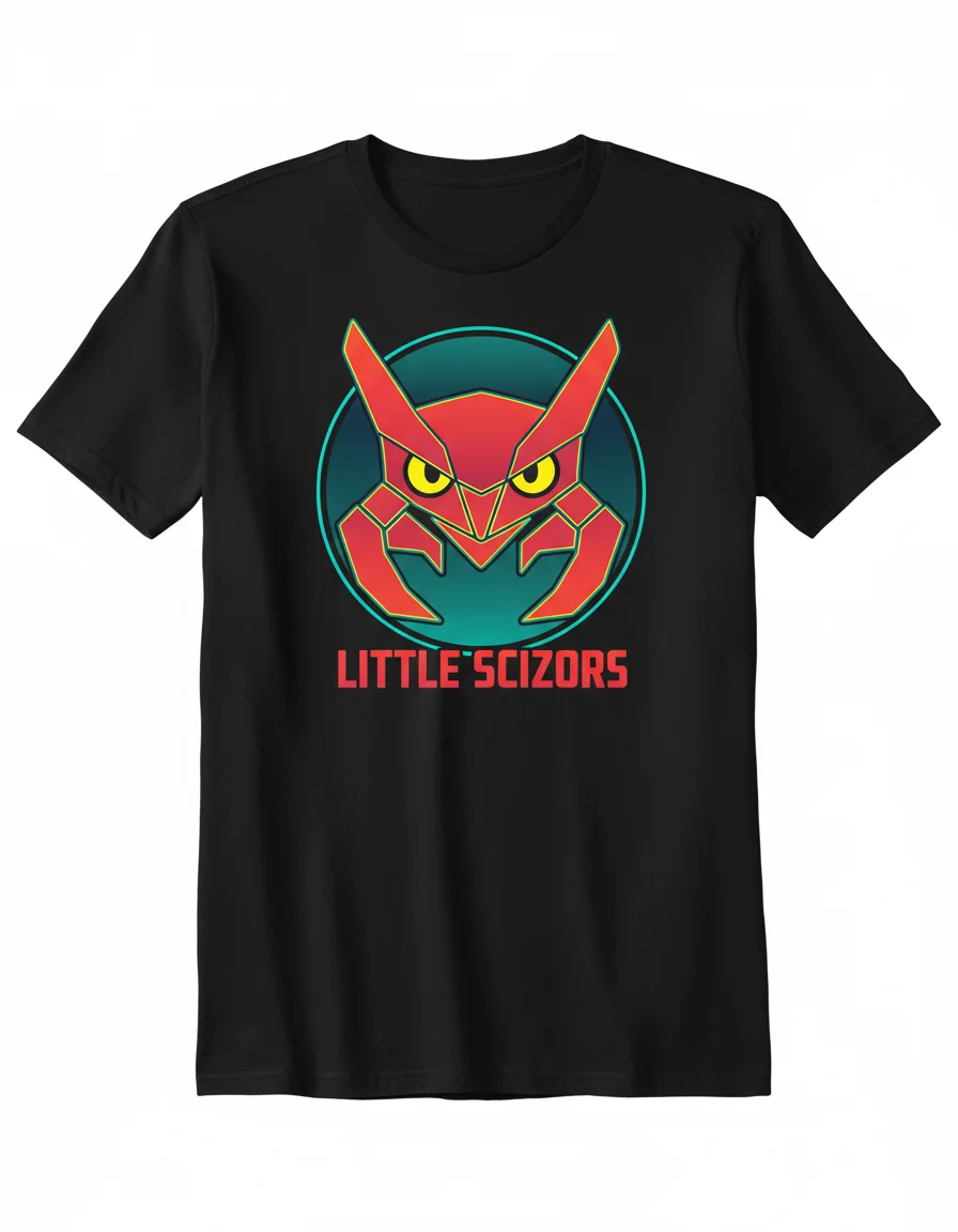 Embrace the Blade: Little Scizors Art Tee