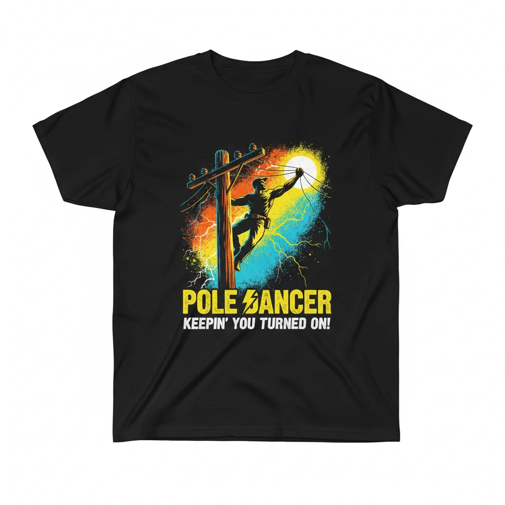 Pole Dancer Lineman: Street-Ready Essential Tee