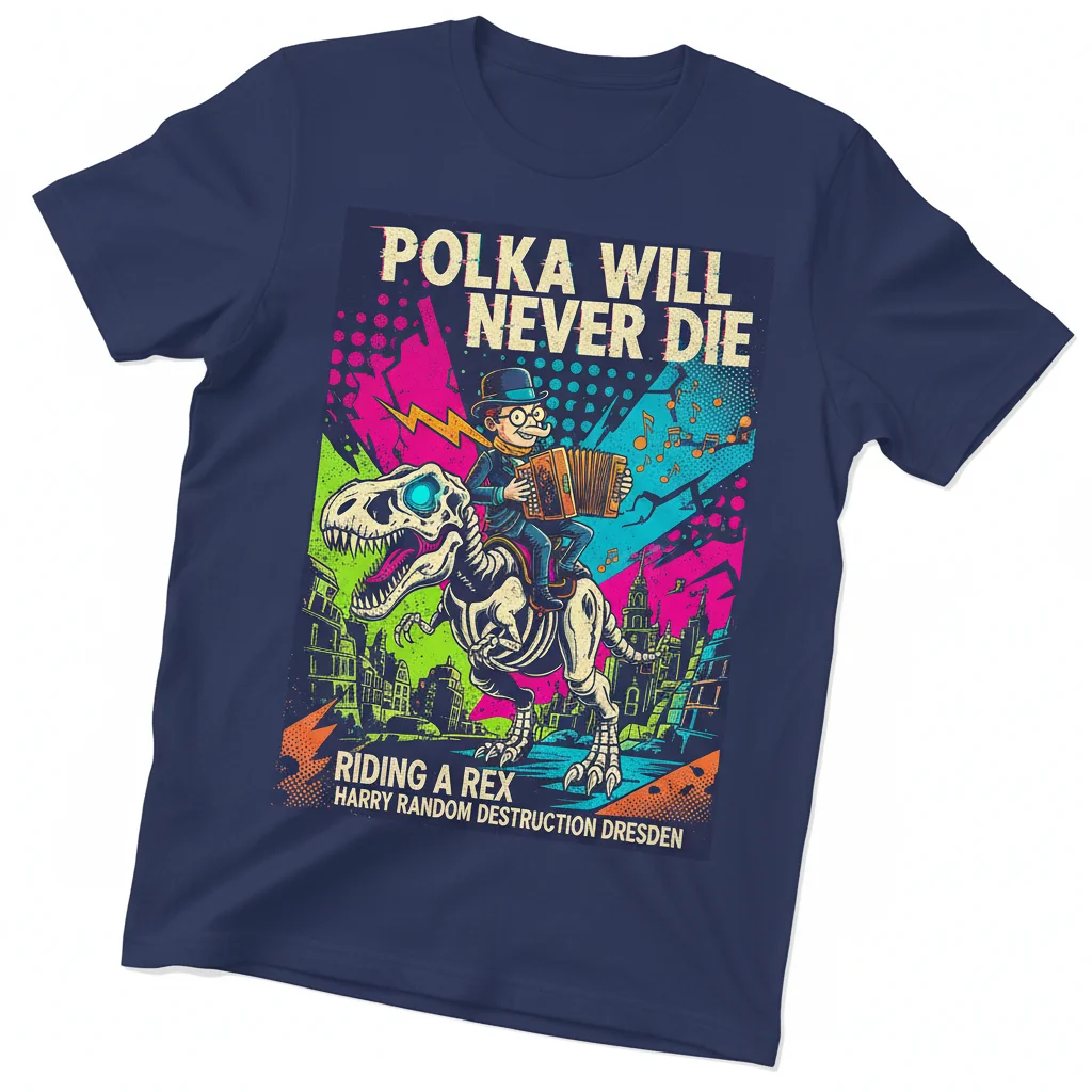 Polka Will Never Die – Durable, Vibrant & Perfect Fit Essential T-Shirt