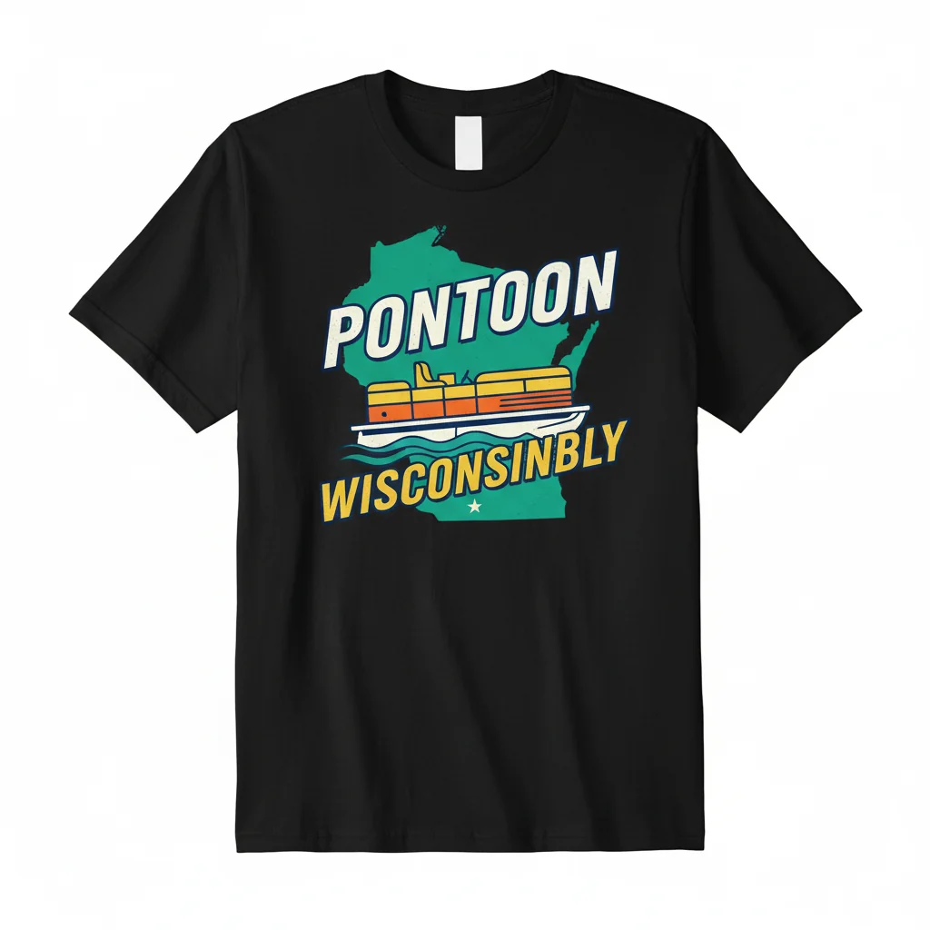 Pontoon Wisconsinbly T-Shirt - Unisex Softstyle Tee