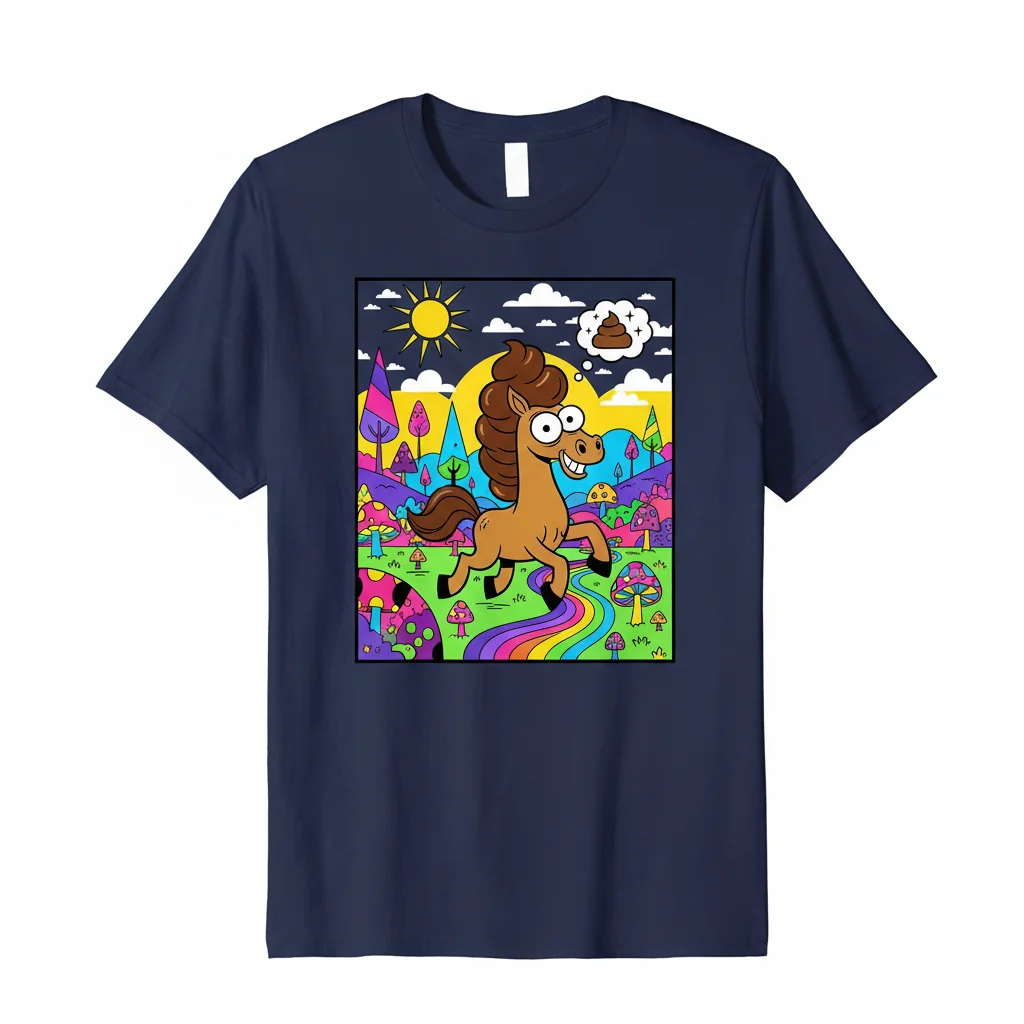 Poo Brain Horse Adventure Time – Unleash Your Inner Whimsy Essential T-Shirt