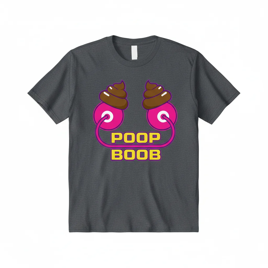 Poop Boob Essential Tee