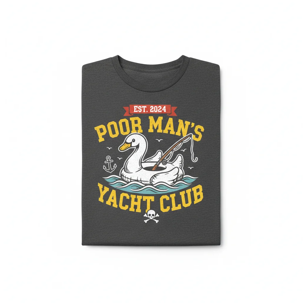 Poor Man's Yacht Club Essential T-Shirt - Comfortable & Stylish