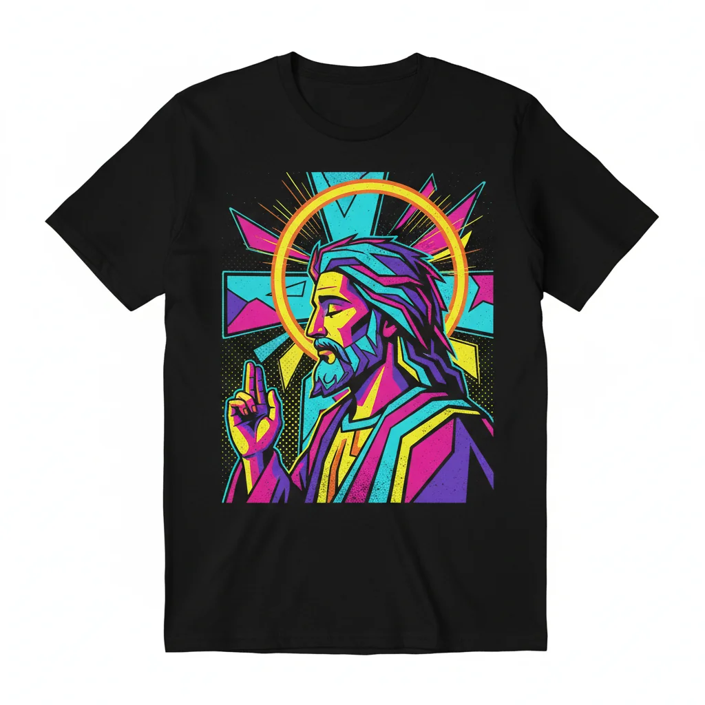Pop Jesus Street Tee - Iconic Comfort