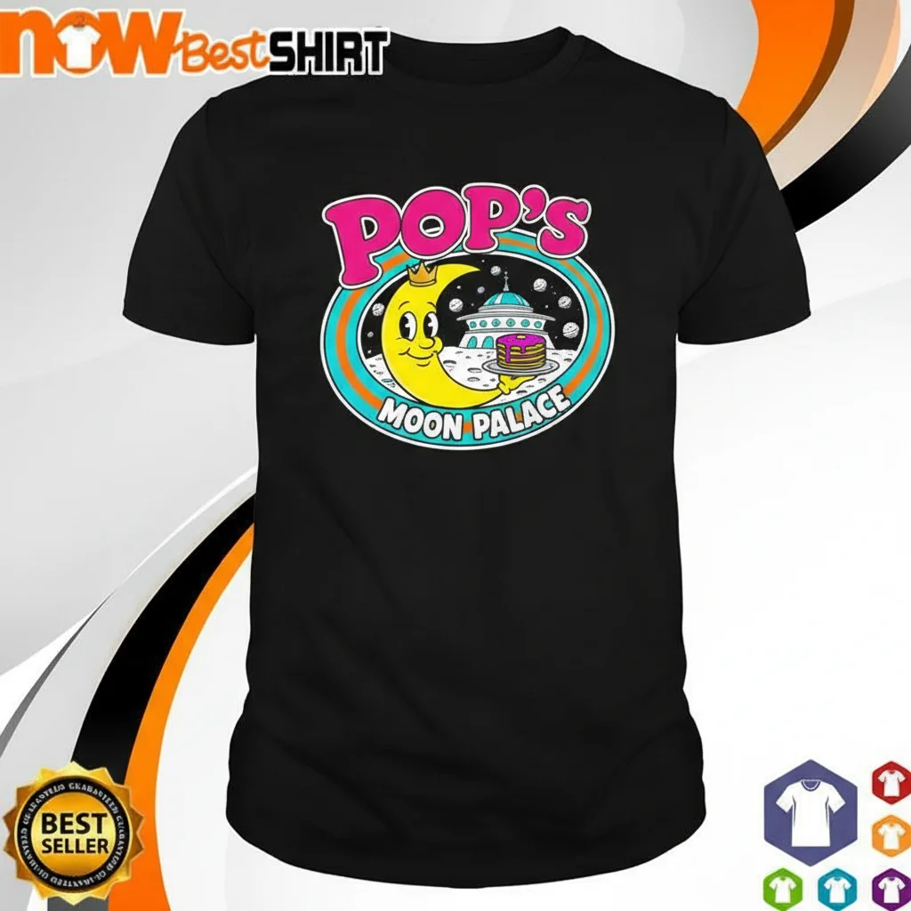 Pop's Moon Palace Graphic T-Shirt | Vintage Inspired Unisex Tee