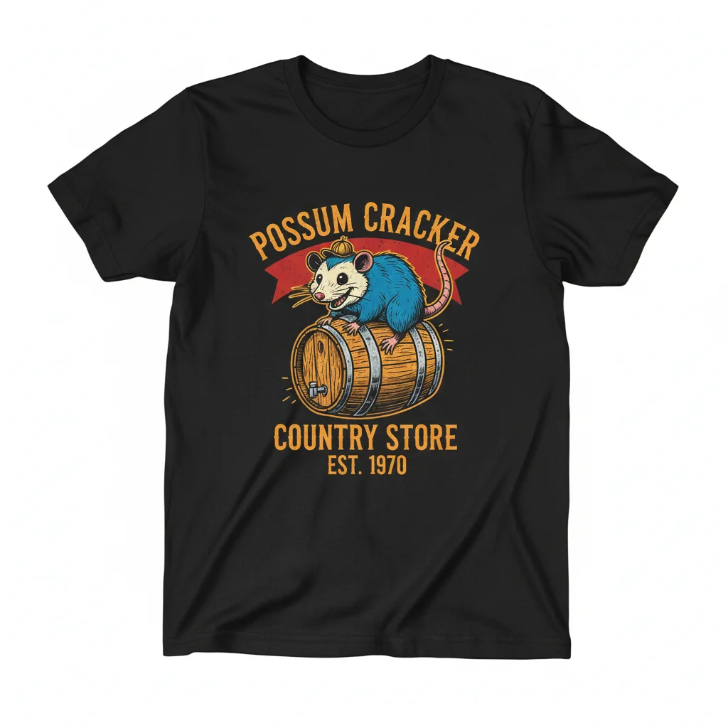 Vintage Possum Cracker Barrel Graphic Tee