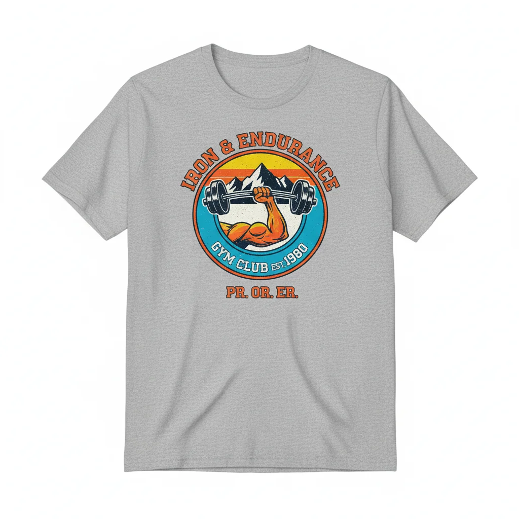 PR Or Er Weightlifting Bodybuilding Fitness Gym T-Shirt