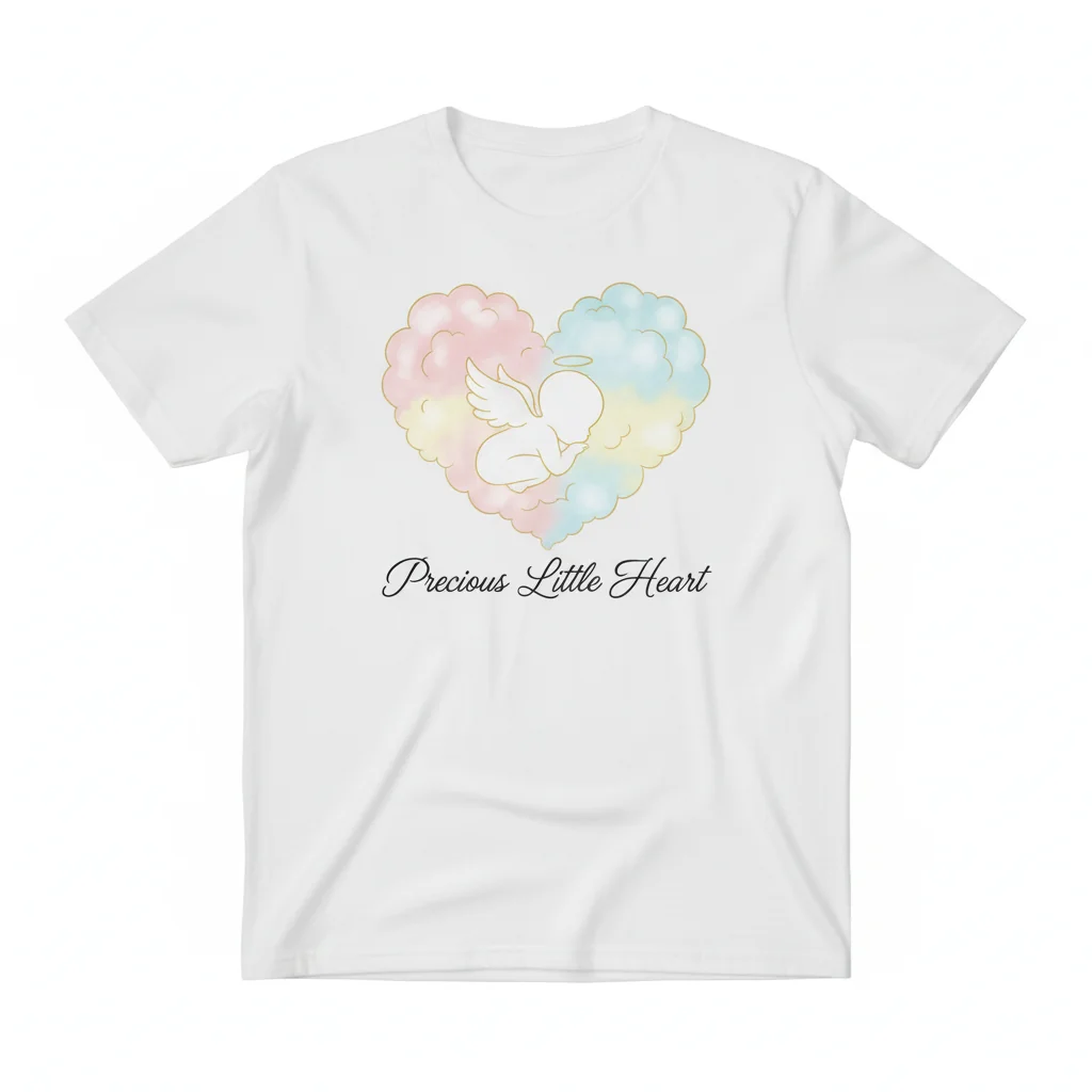 Baby Angel Heart T-Shirt - Precious & Soft Cotton Tee