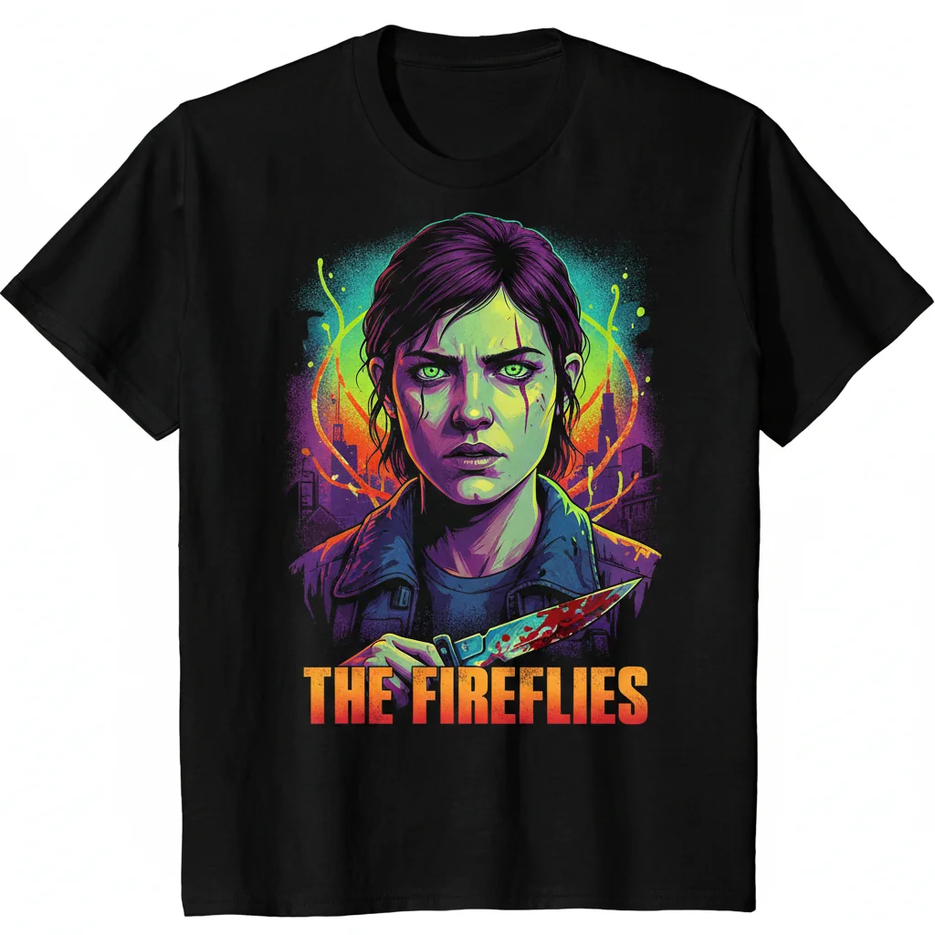 The Last of Us Ellie Shirt | Premium Video Game Graphic Tee | Unisex Gamer Apparel