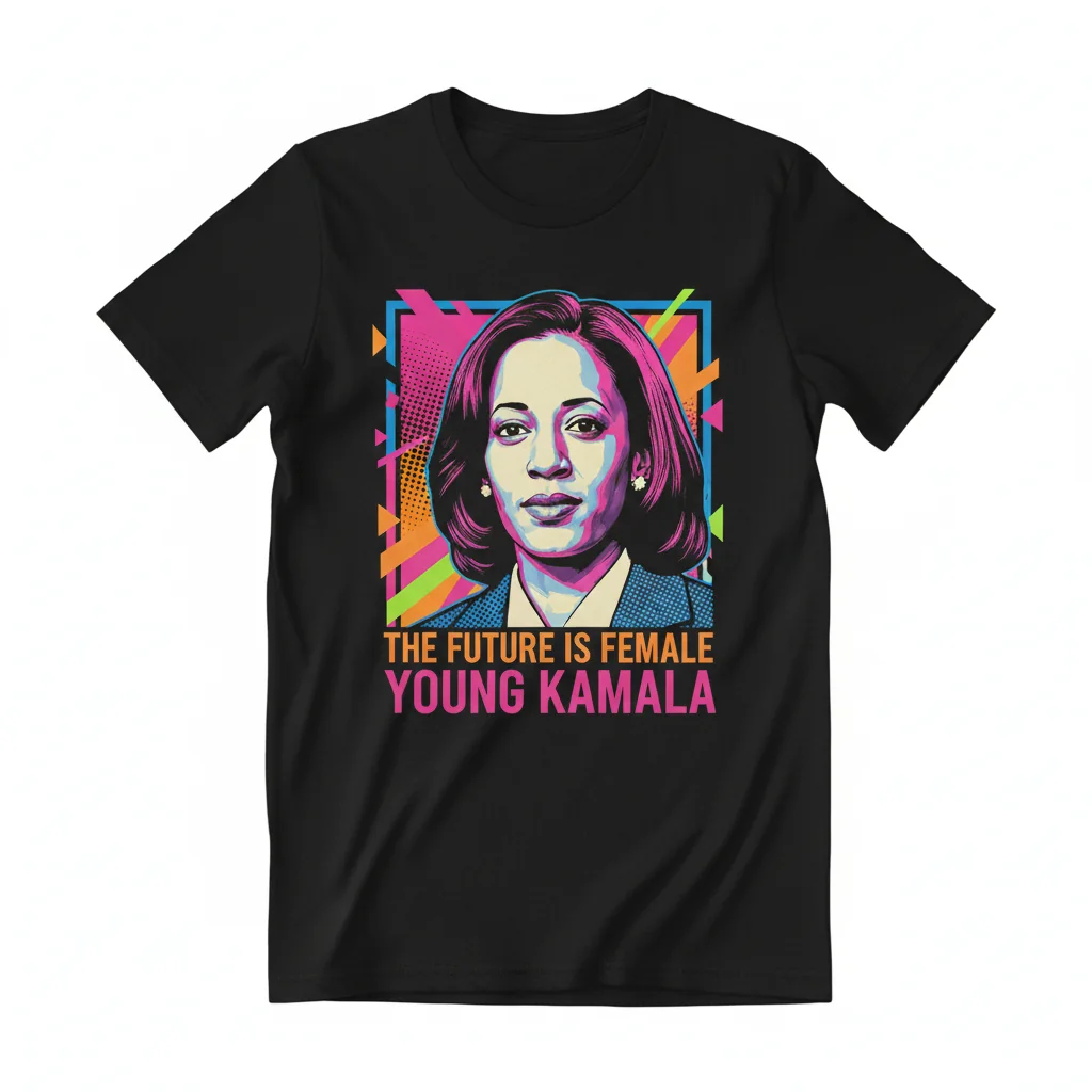 Vintage Kamala Harris Photo T-Shirt – Premium Retro Style