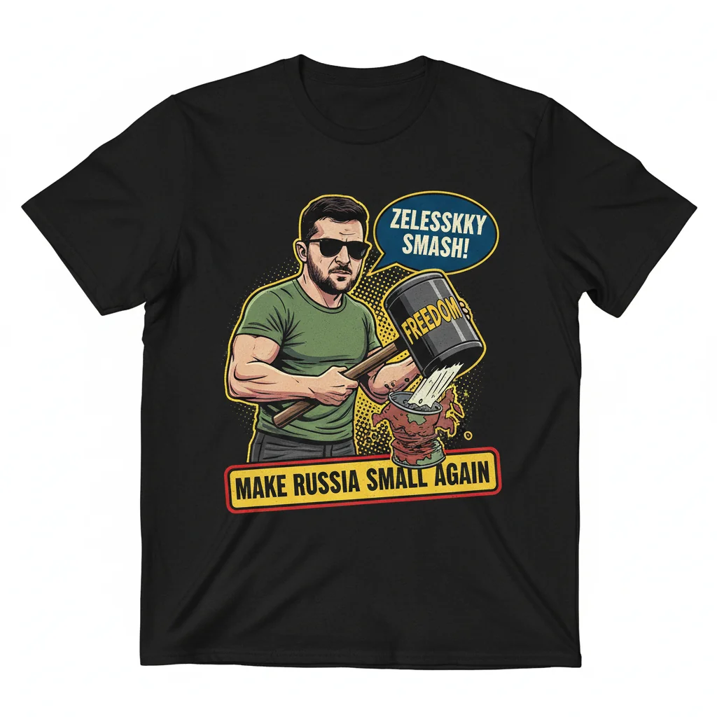 President Zelenskyy: Make Russia Small Again - Premium Statement Tee