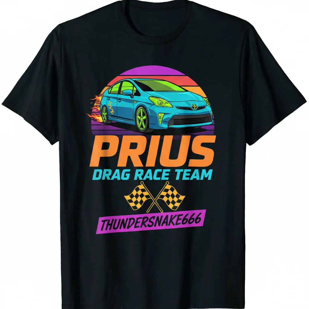 Prius Drag Race Team T-Shirt – Essential Style & Comfort