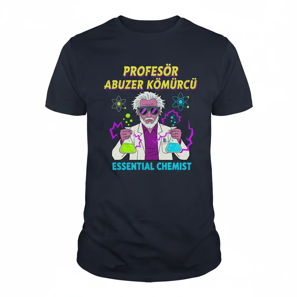Profesör Abuzer Kömürcü Sanat Eseri Tişört