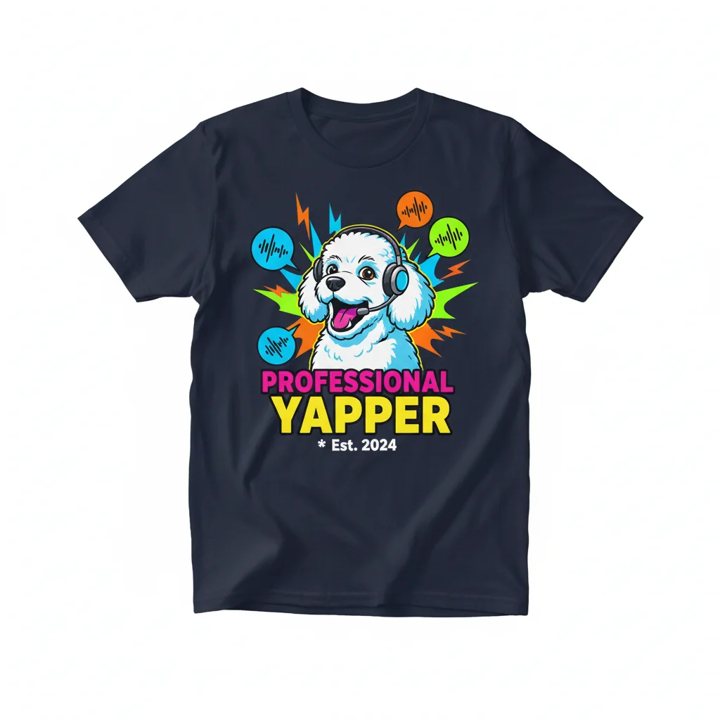 Professional Yapper T-Shirt – Talker & Communicator Tee