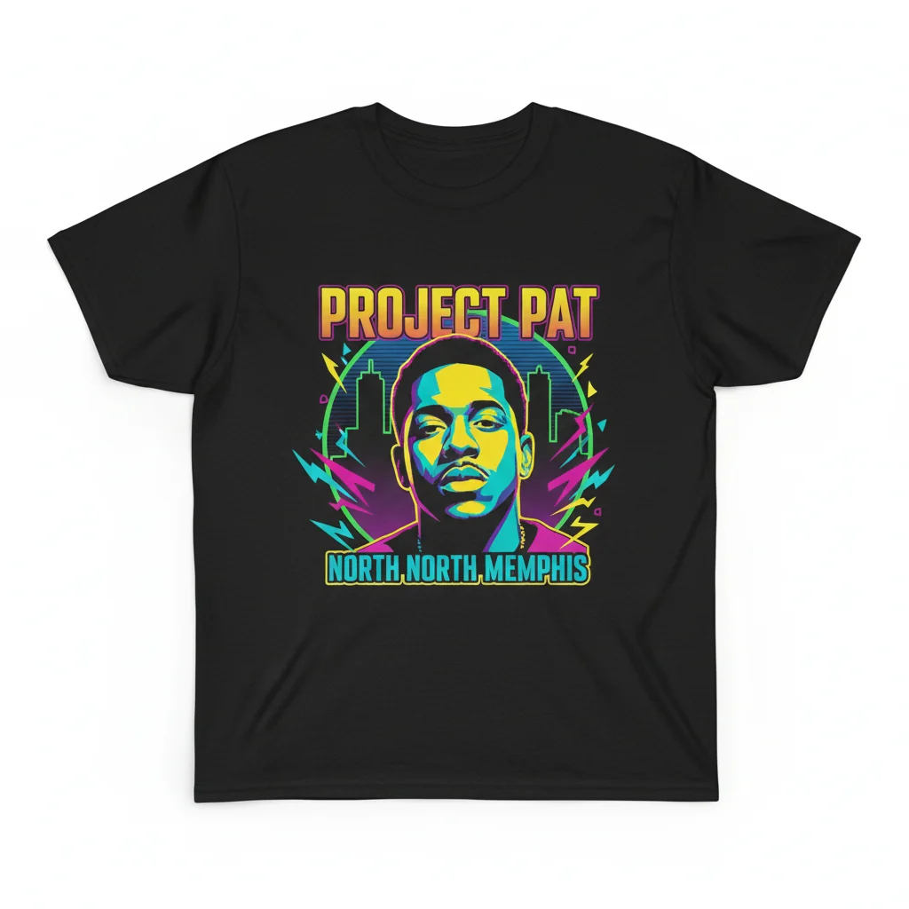 Project Pat North North Memphis Graphic T-Shirt – Classic Hip-Hop Tee