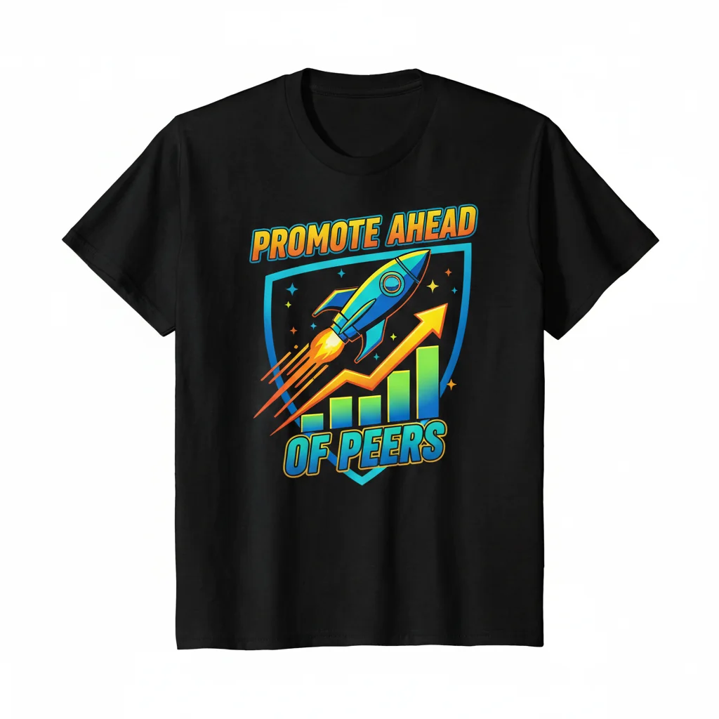 Promote Ahead of Peers Essential T-Shirt - Premium Cotton, Retail Fit Tee