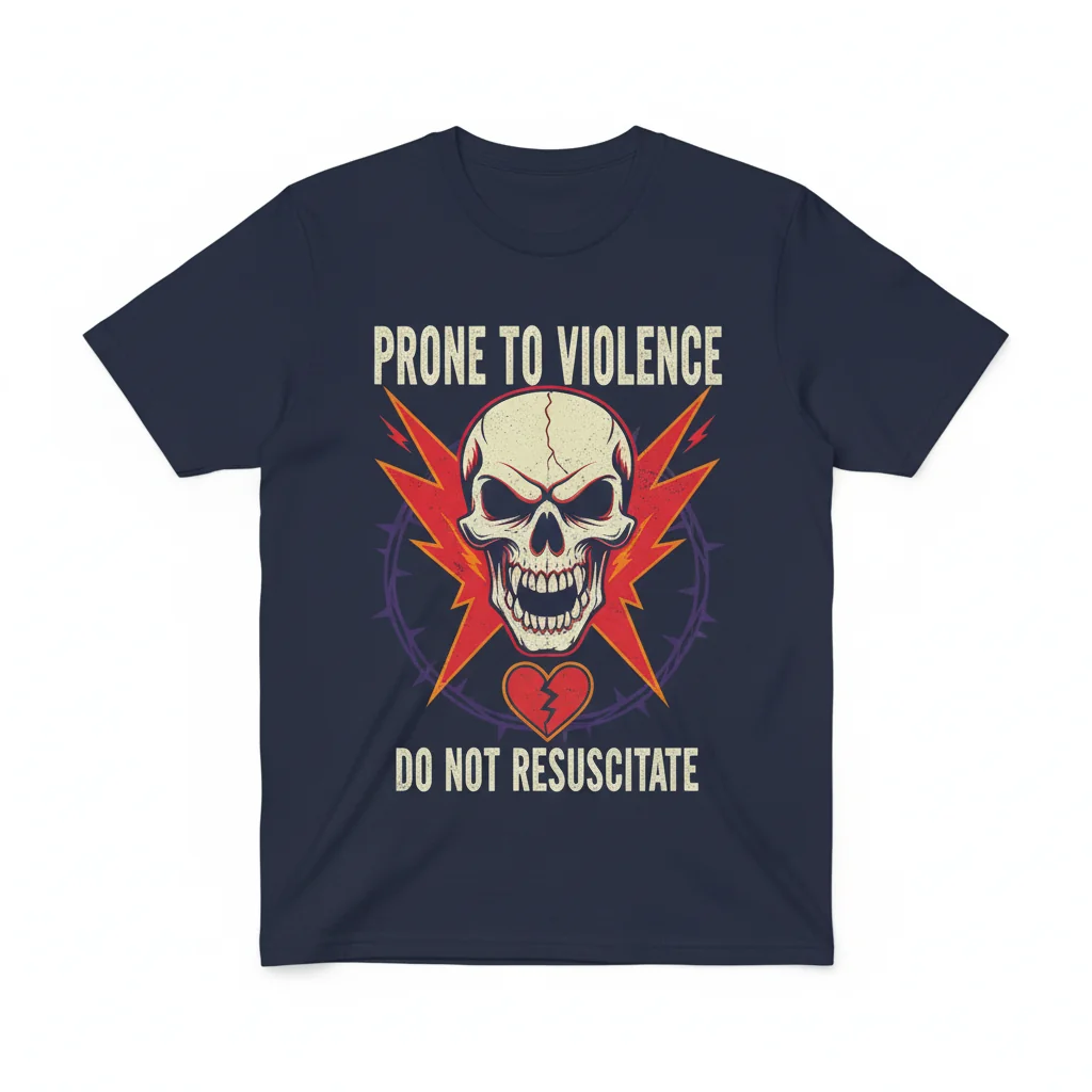 Statement of Spirit: 'Prone to Violence' Unisex Graphic Tee