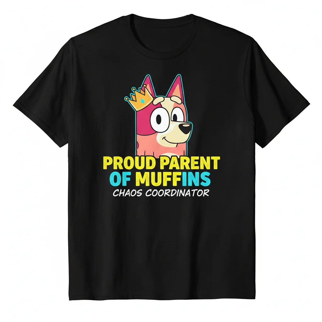 Proud Parent: Bluey's Muffin Heeler Art Tee