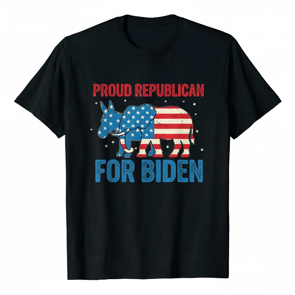 Proud Republican for Joe Biden Unisex Tee - Durable & Eco-Friendly