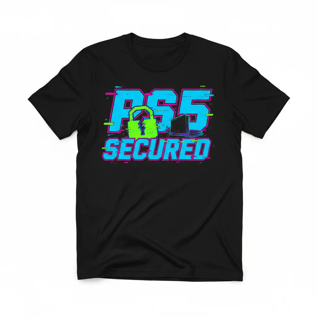 PS5 Secured Joke Prank Essential T-Shirt – Durable, Vibrant, Perfect Fit