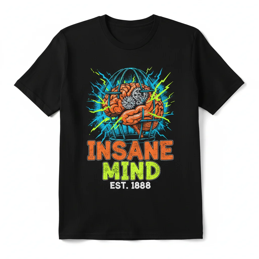 Psych Ward Patient Graphic Tee | Durable & Ultra-Soft Cotton