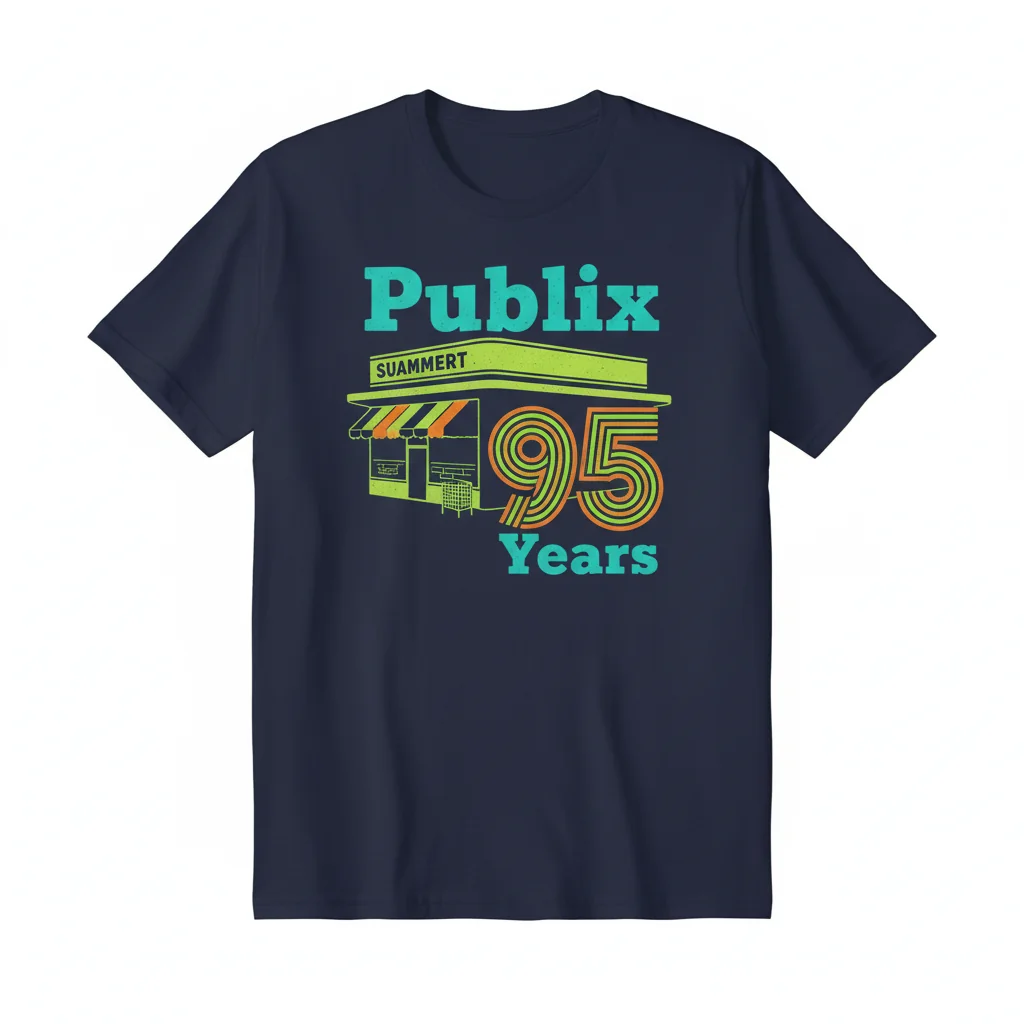 Publix 95 Years Anniversary T-Shirt - Limited Edition Collectible