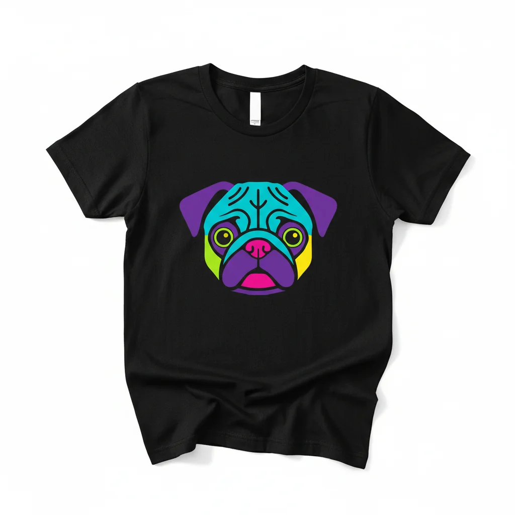 Pug Face Essential T-Shirt: Lasting Style, Unbeatable Comfort
